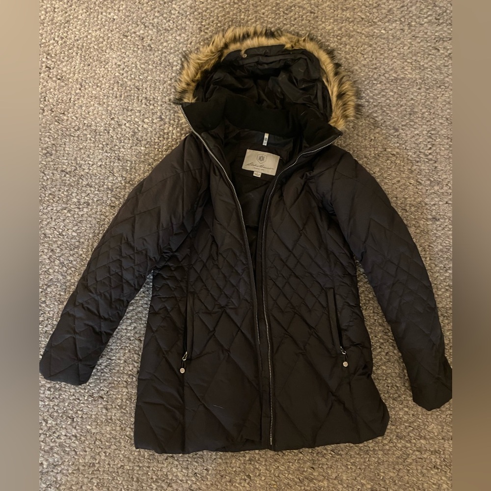 Eddie Bauer Women’s Goose Down Quilted Coat